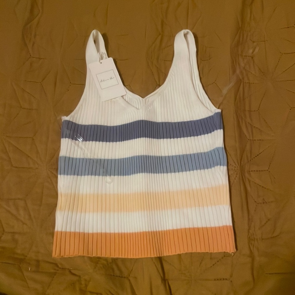 Multi color crop top
